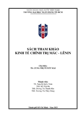 Sách tham khảo kinh tế chính trị mác lênin