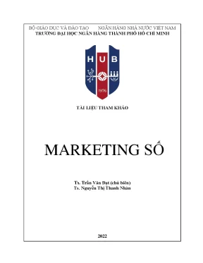 Marketing số tài liệu tham khảo trần văn đạt cb nguyễn thị thanh nhàn