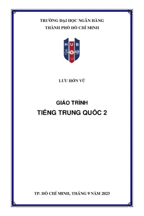 Giáo trình tiếng trung quốc 2