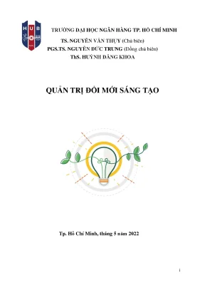 Tài liệu tham khảo quản trị đổi mới sáng tạo nguyễn văn thụy nguyễn đức trung huỳnh đăng khoa