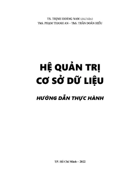 Hệ quản trị cơ sở dữ liệu hướng dẫn thực hành