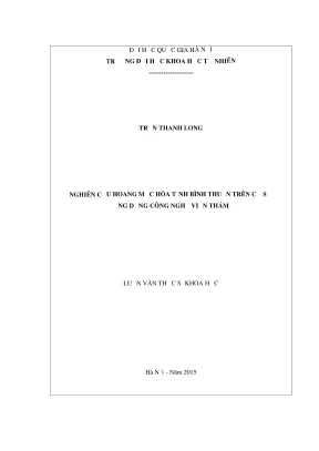Nghiên cứu xây dựng chỉ số chất lượng nước water quality index wqi trong phân vùng chất lượng nước các sông trên địa bàn tỉnh thái nguyên luận án ts khoa học môi trường và bảo vệ môi trường 62 44 03 03