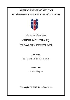 Sách chuyên khảo chính sách tiền tệ trong nền kinh tế mở
