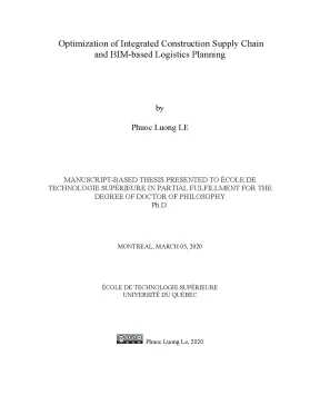 Luận án tiến sĩ optimization of integrated construction supply chain and bimbased logistics planning