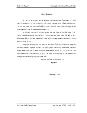 Luận văn hoạch định chiến lược kinh doanh cho công ty cổ phần nam âu giai đoạn 2012 2015