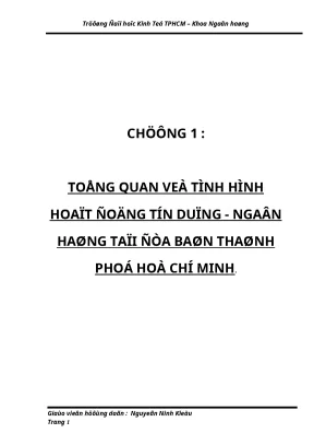 Luận văn tốt nghiệp thu hút khách hàng trong hoạt động tín dụng tại ngân hàng tmcp phương đông chi nhánh bến thành