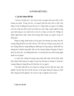Luận văn hình tượng con người trong thơ quang dũng