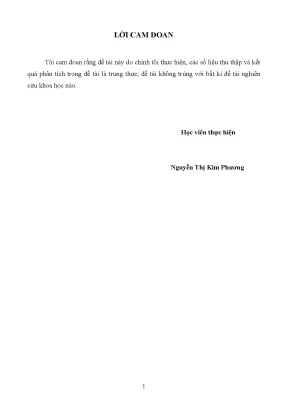 Luận văn quá trình hình thành và phát triển các khu công nghiệp thành phố cần thơ 1995 2010