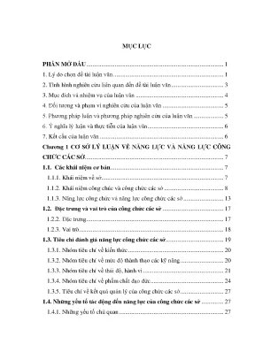 Luận văn năng lực công chức các sở tại thành phố viêng chăn nước cộng hòa dân chủ nhân dân lào