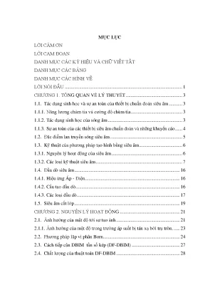 Luận văn tạo ảnh siêu mật độ sử dụng kết hợp tần số