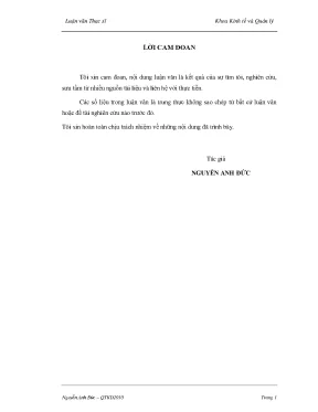 Luận văn phân tích hoạt động hàng hải và giải pháp bảo đảm chất lượng phục vụ tốt nhất của xí nghiệp bảo đảm an toàn hàng hải đông nam bộ