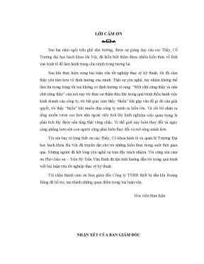 Luận văn hoạch định chiến lược kinh doanh cho công ty tnhh thiết bị dầu khí hoàng đăng giai đoạn 2013 2020