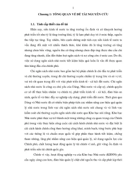 Luận văn kiểm soát chi thường xuyên ngân sách nhà nước tại kho bạc nhà nước hiệp hòa tỉnh bắc giang