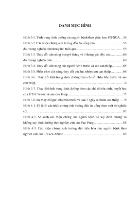 Luận văn hiệu quả can thiệp dinh dưỡng cho bệnh nhân ung thư điều trị hóa chất tại bệnh viện đại học y hà nội