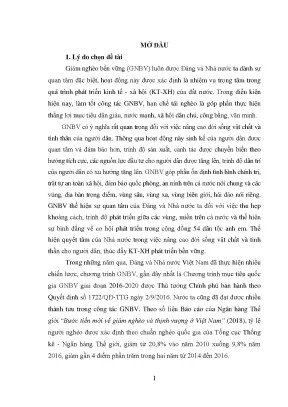 Luận văn quản lý nhà nước về giảm nghèo bền vững trên địa bàn huyện chiêm hóa tỉnh tuyên quang