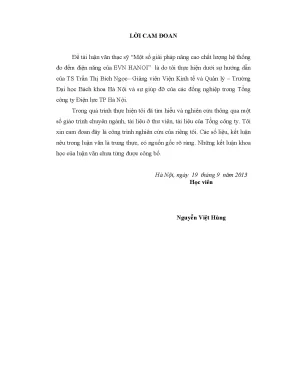 Luận văn một số giải pháp nâng cao chất lượng hệ thống đo đếm điện năng tại tổng công ty điện lực tp hà nội evn hanoi