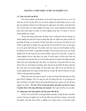 Luận văn kế toán chi phí sản xuất và tính giá thành sản phẩm xây lắp tại công ty cổ phần đầu tư xây dựng bất động sản lanmak