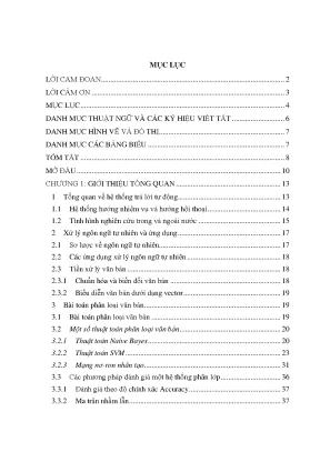 Luận văn phân tích câu hỏi tiếng việt trong hệ thống đón tiếp và phân loại bệnh nhân