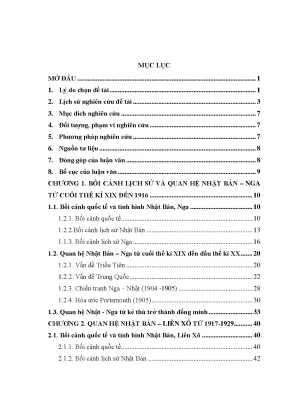 Luận văn quan hệ nhật bản liên xô 1917 1945