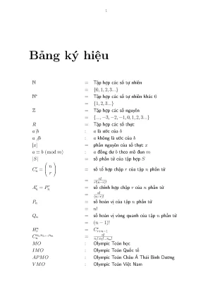 Luận văn về hệ số nhị thức hệ số đa thức và một số bài toán liên quan