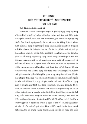 Luận văn kế toán chi phí sản xuất và tính giá thành sản phẩm xây lắp tại công ty cổ phần xây dựng phục hưng