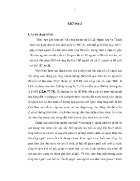 Luận văn vai trò của nhân viên công tác xã hội trong hỗ trợ chăm sóc sức khỏe tinh thần cho người cao tuổi tại xã uy nỗ huyện đông anh thành phố hà nội