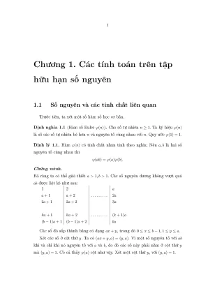 Luận văn bất đẳng thức trong số học và một số dạng toán liên quan