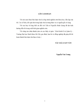Luận văn giải pháp nâng cao chất lượng tín dụng tại ngân hàng tmcp công thương việt nam chi nhánh hùng vương
