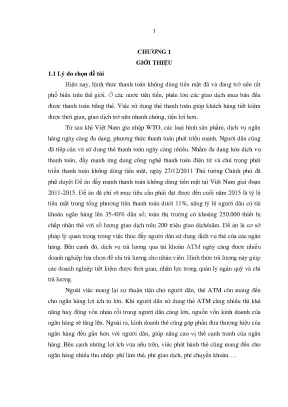 Luận văn đánh giá mức độ hài lòng của khách hàng tại khu công nghiệp hòa phú đối với dịch vụ thẻ atm của các ngân hàng thương mại