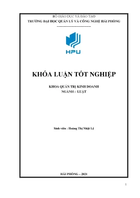 Luận văn tốt nghiệp bảo hộ quyền sở hữu trí tuệ đối với nhãn hiệu tại việt nam những vấn đề lý luận và thực tiễn