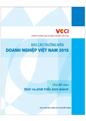 Luận án tiến sĩ báo cáo thường niên doanh nghiệp việt nam 2015 dịch vụ phát triển kinh doanh