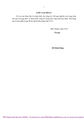 Luận văn thạc sĩ đánh giá hiệu quả của một số chế phẩm thảo dược trong điều trị hội chứng hô hấp hchh trên gà tại thừa thiên huế