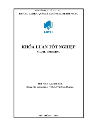 Luận văn tốt nghiệp hoạt động marketing của công ty tnhh vận tải thương mại hà anh thực trạng và giải pháp