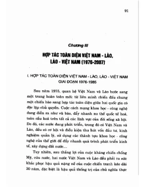 Luận án tiến sĩ việt nam lào lào việt nam và lịch sử quan hệ đặc biệt giai đoạn 1930 2007 phần 2
