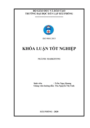 Luận văn tốt nghiệp hoạt động marketing tại chi nhánh công ty liên doanh tnhh nippon express trung tâm kho vận đình vũ thực trạng và giải pháp