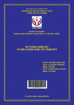 Luận văn thạc sĩ hcmute hệ thống giám sát và điều khiển nhiệt độ trạm bts