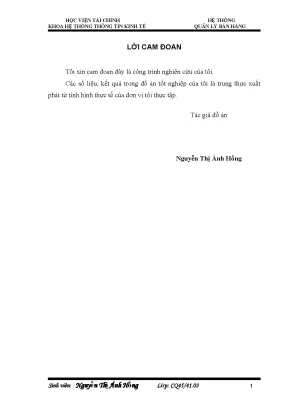 Luận văn tốt nghiệp phân tích và thiết kế hệ thống quản lý phần mềm kế toán bán hàng tại chi nhánh công ty cổ phần sông gianh tại từ liêm hà nội