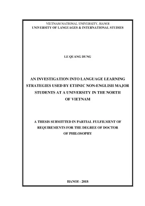 Luận văn thạc sĩ an investigation into language learning strategies used by ethnic non english major students at a university in the north of vietnam
