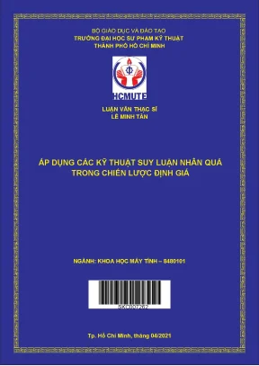 Luận văn thạc sĩ hcmute áp dụng các kỹ thuật suy luận nhân quả trong chiến lược định giá