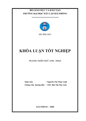 Luận văn tốt nghiệp a study on english idioms related to hands