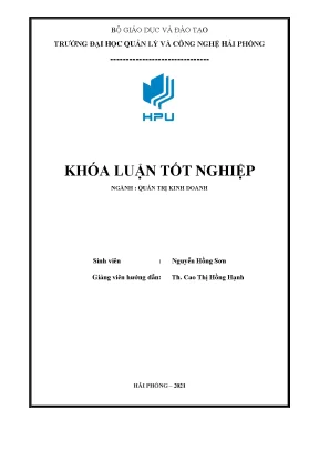 Luận văn tốt nghiệp một số giải pháp nâng cao hiệu quả nguồn nhân lực tại công ty tnhh k n v