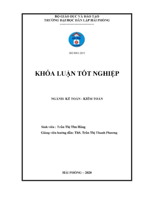 Luận văn tốt nghiệp hoàn thiện tổ chức kế toán doanh thu chi phí và xác định kết quả kinh doanh tại công ty tnhh truyền hình cáp saigontourist chi nhánh hải phòng