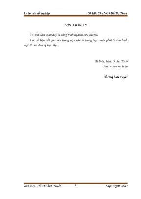 Luận văn tốt nghiệp hoàn thiện quy trình kiểm toán khoản mục tscđ trong kiểm toán báo cáo tài chính tại công ty tnhh kiểm toán và thẩm định giá việt nam ava