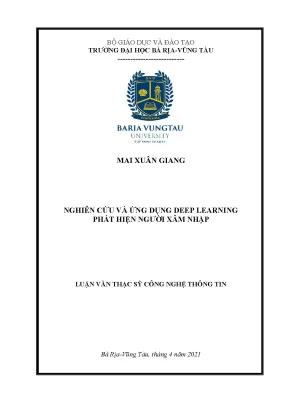 Luận văn thạc sĩ nghiên cứu và ứng dụng deep learning phát hiện người xâm nhập