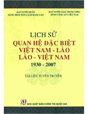 Luận án tiến sĩ việt nam lào lào việt nam và lịch sử quan hệ đặc biệt giai đoạn 1930 2007