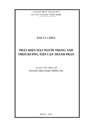 Luận văn thạc sĩ phát hiện mặt người trong ảnh theo hướng tiếp cận thành phần