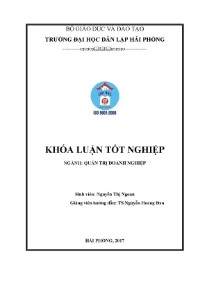 Luận văn tốt nghiệp biện pháp marketing góp phần nâng cao hiệu quả kinh doanh tại khách sạn sao mai