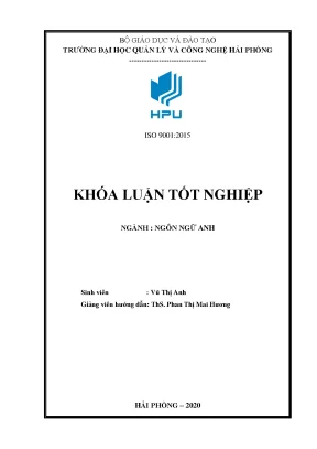 Luận văn tốt nghiệp an investigation into the cause of difficulities english writing skills encountered with first and second year english major