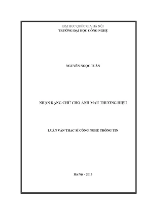 Luận văn thạc sĩ nhận dạng chữ cho ảnh màu thương hiệu 01