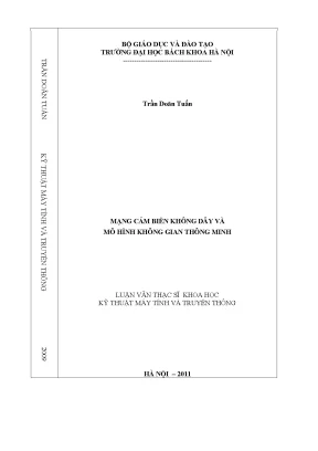 Luận văn thạc sĩ mạng cảm biến không dây và mô hình không gian thông minh